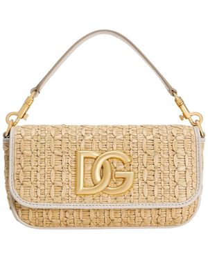 Dolce & Gabbana Crochet Shoulder Bag - Metallic