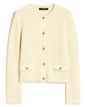 Weekend by Maxmara Long-Sleeved Knitwear - Natural