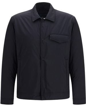 Herno Globe Lab Padded Shacket Jacket - Blue