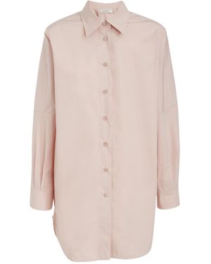 Philosophy Di Lorenzo Serafini Long-Sleeved Oversized Buttoned Shirt - White