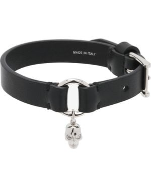 McQueen Skull Ring Bracelet - Black