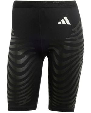 adidas Originals Adizero Control Running Short Leggings - Black