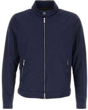 Moorer Vangi Stand-Collar Zip Jacket - Blue