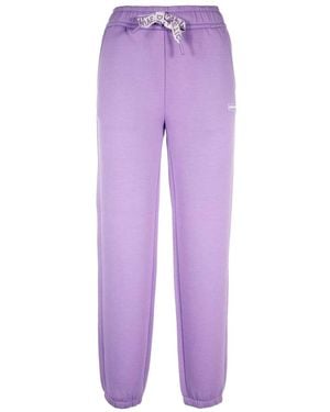 Duvetica Logo Drawstring Joggers - Purple