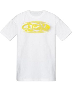 DIESEL Graphic-Print T-Shirt - White
