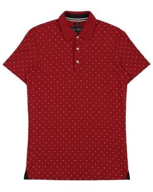 Armani Jeans Logo Polo Shirt - Red