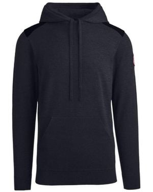 Canada Goose Amherst Knitted Hoodie - Blue