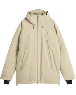 MM6 by Maison Margiela X Salomon Collaboration Hooded Down Jacket - Natural