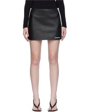 CASABLANCA Logo-Embossed Skirt - Black