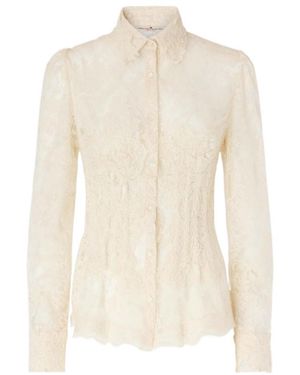 Ermanno Scervino Floral Lace Shirt - White