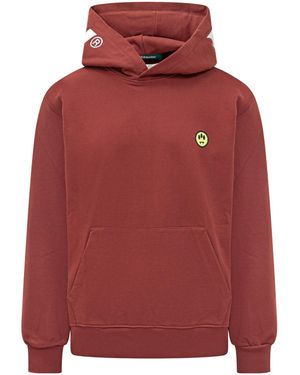 Barrow Logo Printed Hoodie - Red