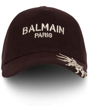 Balmain Embroidered Logo Baseball Hat - Multicolour