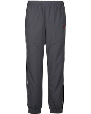 Ambush Logo-Embroidered Track Trousers - Grey