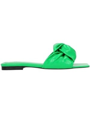 BY FAR Lima Open-Toe Sandals - Green