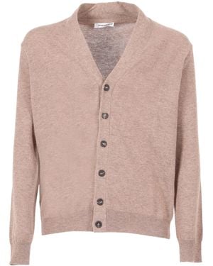 Kangra Cashmere Kangra Shawl Collar Cardigan - Pink