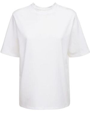 The Row Plain Knitted T-Shirt - White