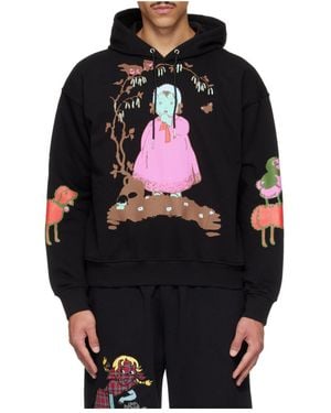 Chopova Lowena Woodland Baby Hoodie - Black