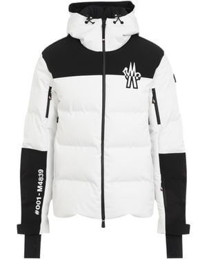 Moncler Grenoble Curtis Zip-Up Padded Jacket - White