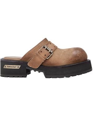 Balenciaga Minimalist Flip Flops - Brown
