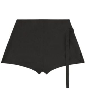 DIESEL P-Sarto Wrap Belted Shorts - Black