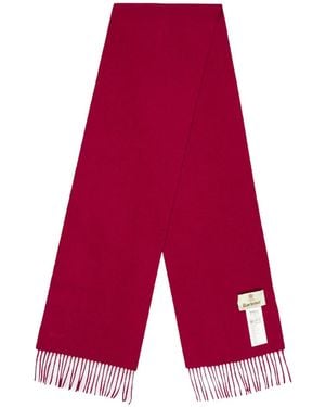 Barbour Wool Scarf - Red
