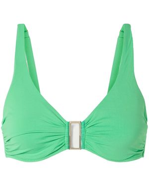 Melissa Odabash Bel Air Embellished Underwired Bikini Top - Green