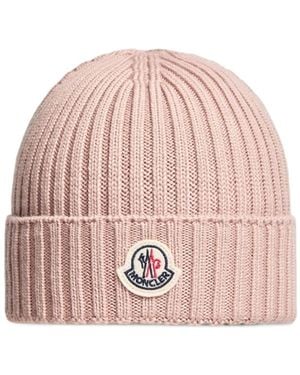 Moncler Wool Beanie - Pink