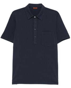Barena Button Chest Pocket Polo Shirt - Blue