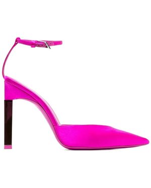 The Attico Satin High Heels - Pink