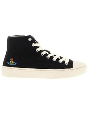 Vivienne Westwood Plimsoll High-Top Sneakers - Black