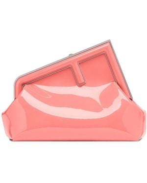 Fendi First Midi Clutch Bag - Pink