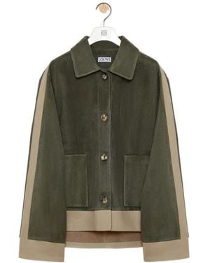 Loewe Long-Sleeved Casual Jacket - Green