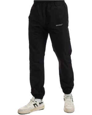 Off-White c/o Virgil Abloh Diagonal Outline Track Trousers - Black