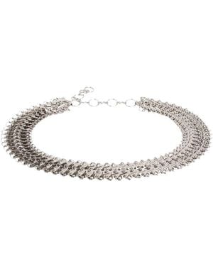 Rabanne Rabanne Chainmail Clasp Fastened Belt - White