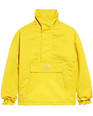 Balenciaga Bodies Half-Zip Jacket - Yellow