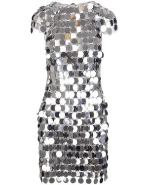 Rabanne Rabanne Disc Mini Dress - White