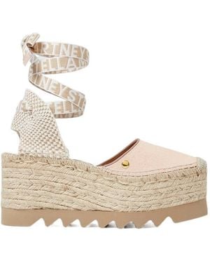Stella McCartney Gaia Platform Espadrilles - Natural