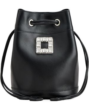 Roger Vivier Très Vivier Bucket Bag - Black