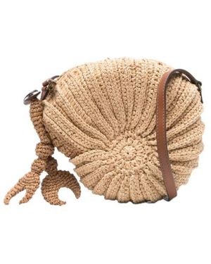 Anya Hindmarch Adjustable Shoulder Strap Shoulder Bag - Natural