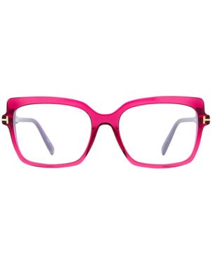 Tom Ford Eyewear Butterfly Frame Glasses - Pink