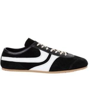 Dries Van Noten Suede Trainers - Black
