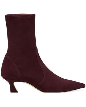 Stuart Weitzman Vinnie Ankle Boots - Purple