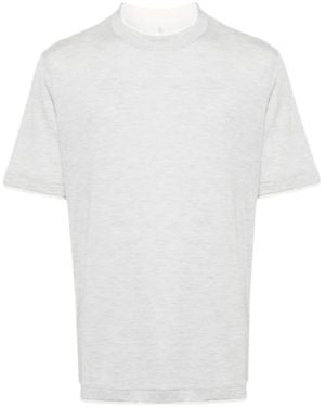 Brunello Cucinelli Crewneck T-Shirt - White
