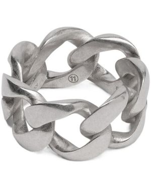 Maison Margiela Maillons Chain Ring - White