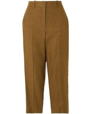 Loro Piana Belt-Loop Casual Pants - Green