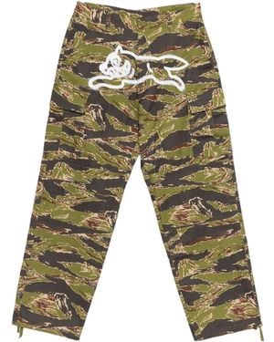 ICECREAM Logo Print Patch Pocket Trousers - Grey