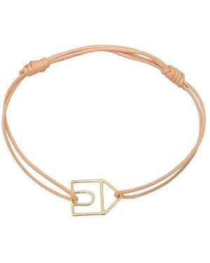 Aliita Cabin Shape Knot Bracelet - White