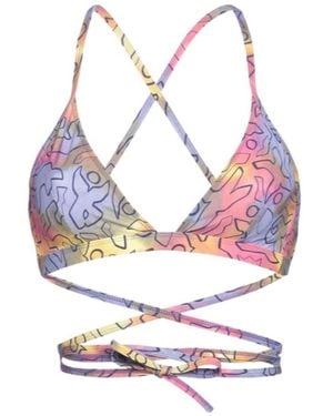 Isabel Marant Triangle Bikini Top - Grey