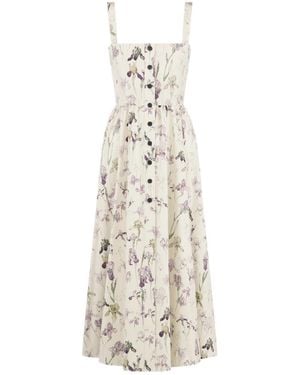 Dior Mid-Length Flared Dress - White