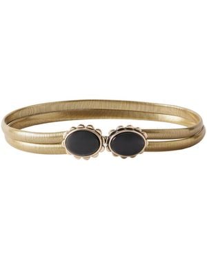 Isabel Marant Twina-Tone And Stone Belt - White